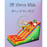 inflatable dry slide